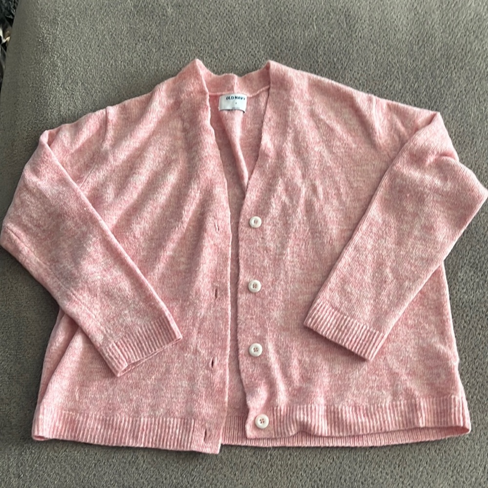 Old Navy size M pink cardigan